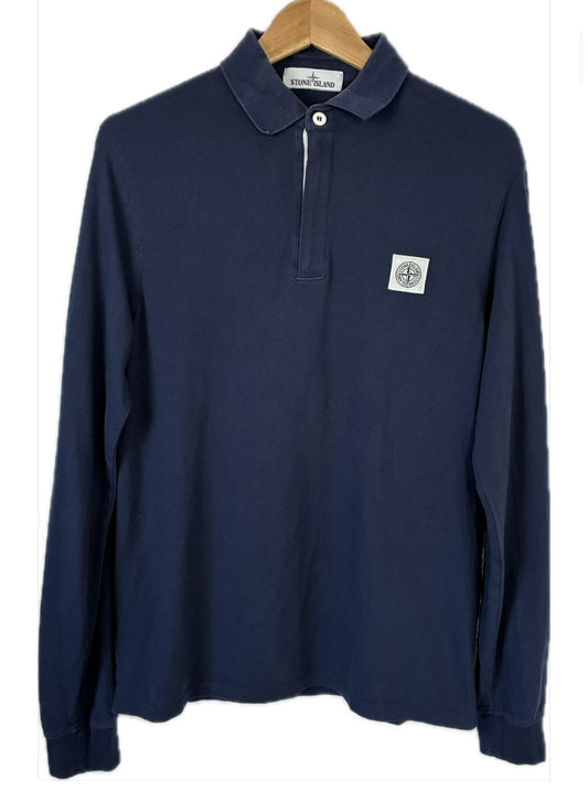 Stone Island zip polo (L)