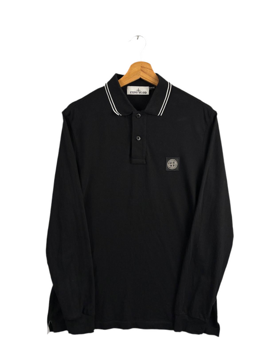 Stone Island longsleeve polo (M)